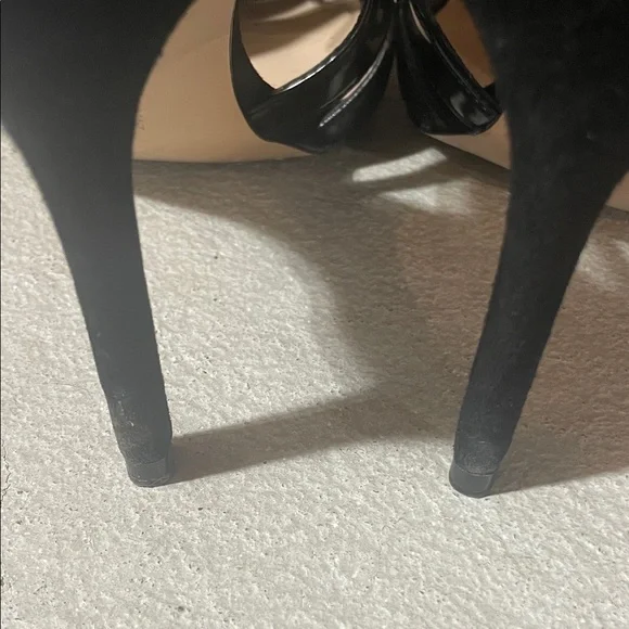 Zara Black Lace-Up Heels - Picture 15 of 16